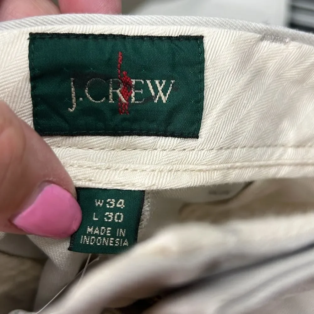 J. Crew cd466 Stone Broken-in Straight Chino Pants  NWT